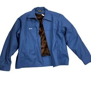 VTG Six Gun Protexall 60s USA Mens Blue Work Jacket 2XL Sherpa Lined “DALE”